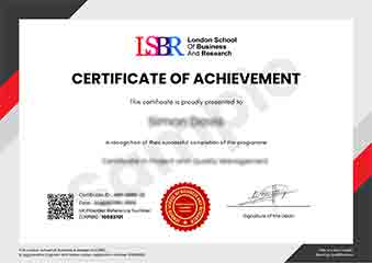 Sample Certificate - Click to enlarge